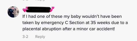placental abruption after car accident
